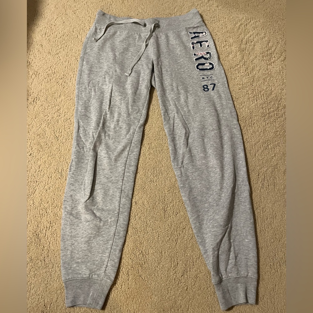 Aeropostale Heather Gray Hoodie